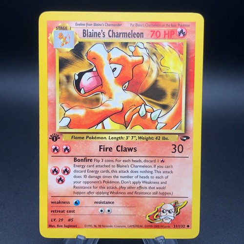 Pokemon blaine charmeleon - pokemon, blaine's