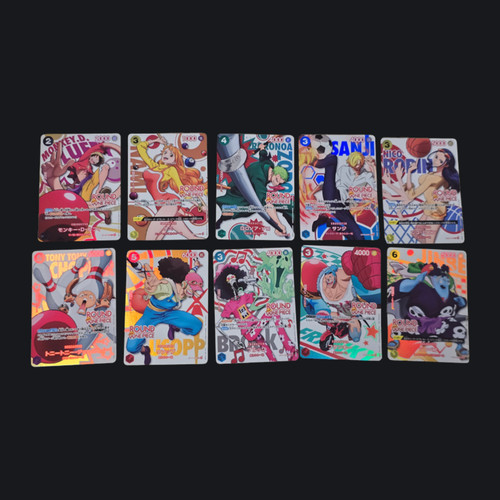 Round one piece card - one,