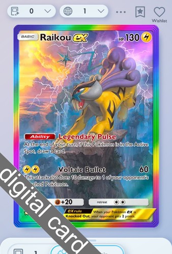 Pokemon tcg pocket raikou - tcg,