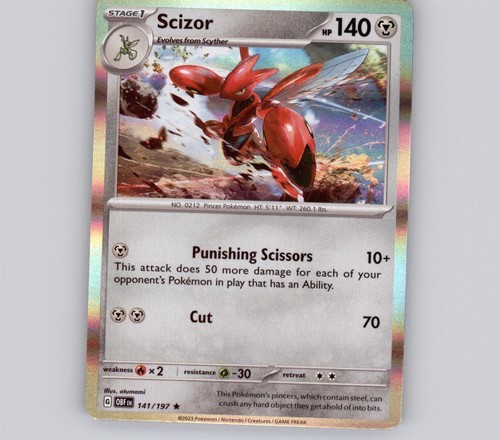 Scizor 141 197 - scizor, p