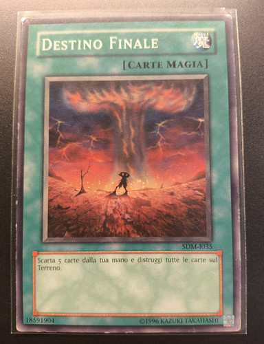Carta destino finale - yu-gi-oh!,